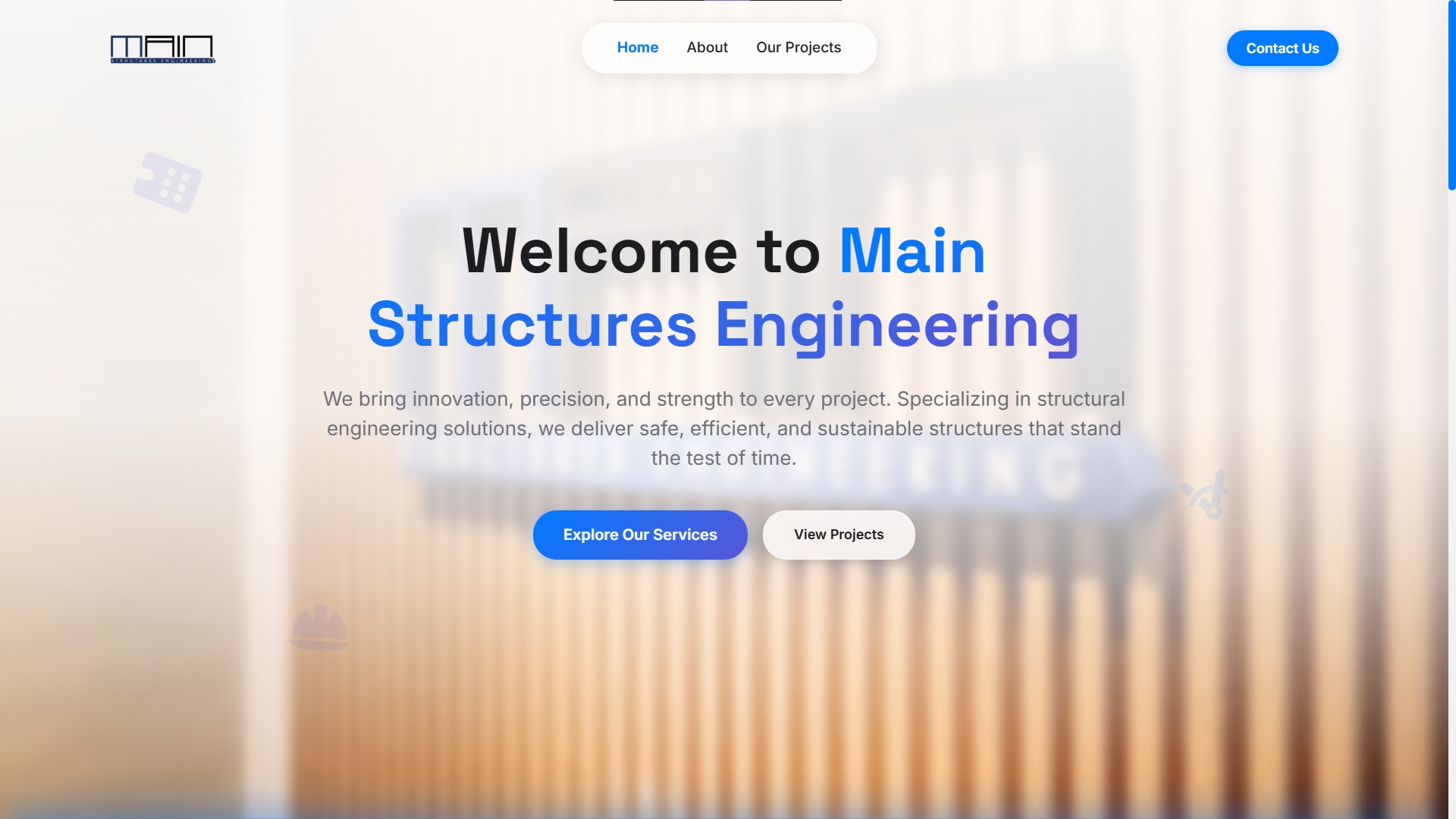 Main Structures Engineering